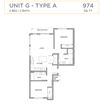 2 Bedroom 2 Bathroom G